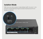 Mercusys 5-Port Gigabit Desktop Switch with 4-Port PoE+