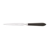 Ouvre-lettres lame en inox et manche en plastique Noir, longueur 21cm