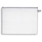 Pochette zippée PVC renforcé semi-transparente pour le courrier, format 34,5x26cm, épaisseur 0,5cm