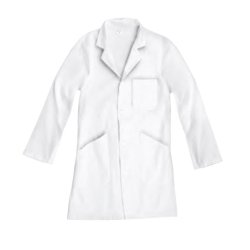 Blouse blanche, 190 g/m2, taille: S, blanc