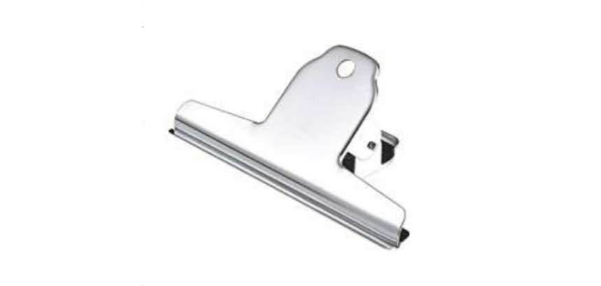 Pince à dessin 'spring clip', métal, largeur: 144 mm