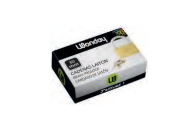 Cadenas laiton 30 mm avec 3 clés