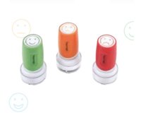 Lot tampons d evaluation wonday motifs tetes           emoticones 5000 impressions   non rechargeables 3 unites