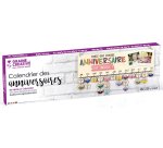 Calendrier perpetuel anniversaire graine creative  bois avec 50 disques a        decorer