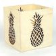 Photophore ananas en bois à décorer, format 10x10x10cm