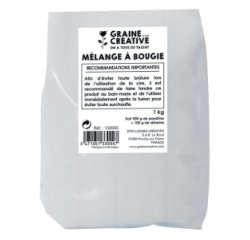 Cire à bougie graine créative préparation sachet 1kg