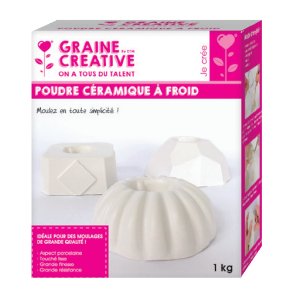 Boîte de 1kg de céramique à froid aspect porcelaine