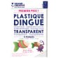 Sachet de 30 feuilles de plastique dingue transparent format 26x20cm