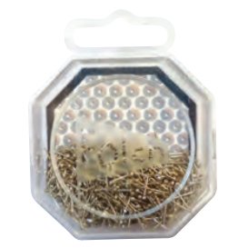 Punaises épingles argentées pour sequins 18 mm - Boîte de 50g