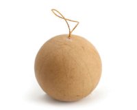 Suspension boule grane creative carton noel 6,5cm or