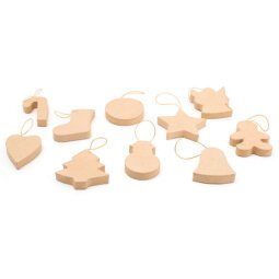 Lot de 10 formes en carton thème Noël assorties