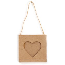 Mini cadre carton cœur