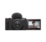 Sony Vlog camera ZV-1F di | Fotocamera digitale (schermo orientabile, video in 4K, slow motion, funzionalità per vlog) - Nera