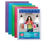 Protège-documents POLYVISION, 40 pochettes, assorti