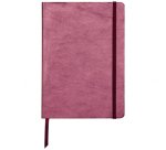 CUIRISÉ Carnet souple A5, 144 pages lignées - Cerise