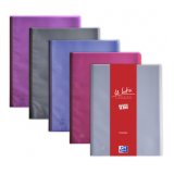 Protège-documents LUTIN VISION 80 vues, 40 pochettes. En PVC translucide. Coloris assortis