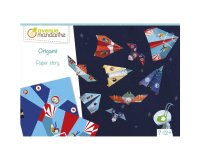 Boîte créative, Origami avions/fusées - Bleu