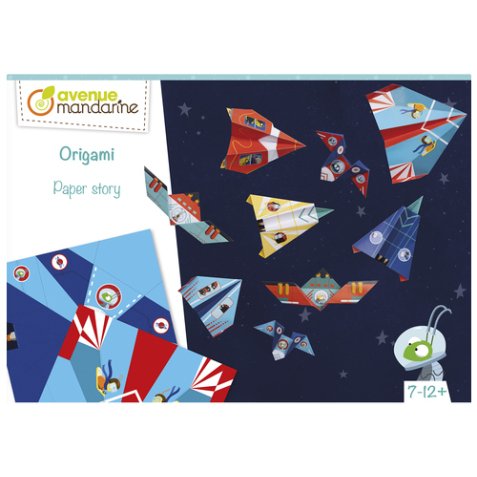 Boîte créative, Origami avions/fusées