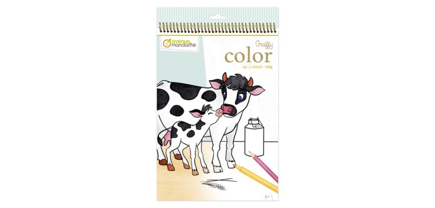 Graffy Color, Animaux de la ferme MamanBébé - Multicolore