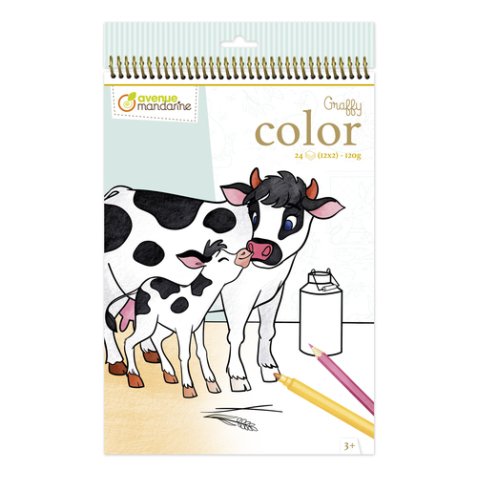 Graffy Color, Animaux de la ferme MamanBébé - Multicolore