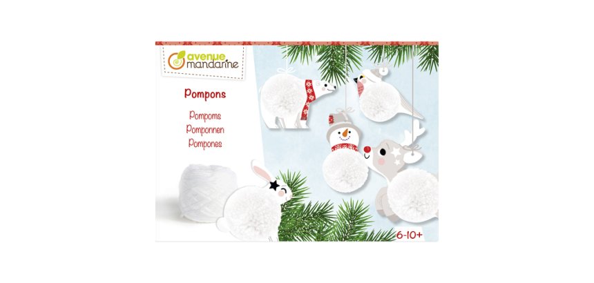 Boîte créative, Pompons à suspendre