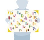 Puzzle, Abécédaire - Multicolore