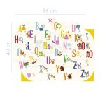 Puzzle, Abécédaire - Multicolore