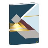 Quo Vadis - Carnet de notes - Nova - Multicolore - Pages Points (dots) et lignées - 15x21 cm - losange bleu