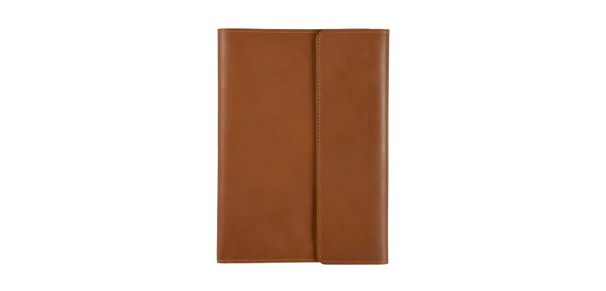Quo Vadis - Etui carnet/tablette - Rangers - 19,5x26,5 cm Cuir pleine fleur de buffle