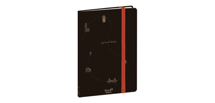 Quo Vadis - Carnet de notes - Carnets thématiques - Noir - Pages Perpétuel - 15x21 cm
