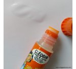 Colle scolaire cléopâtre cléobio liquide forte prise différée etendeur mousse rechargeable flacon 25g