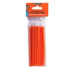 Pinceau cléopâtre spécial colle manche plastique pour lavage facile poils durs lot 10 unités