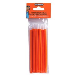 Pinceau cléopâtre spécial colle manche plastique pour lavage facile poils durs lot 10 unités