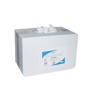 Boîte de 100 charlottes à clip en polypropylène non-tissé à usage unique et taille unique