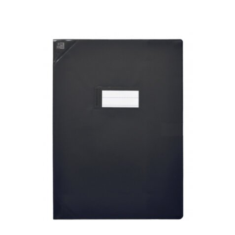 Protege-cah Oxford strong line 17x22 sans marque page pvc150 opaque noir