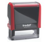 Formule commerciale trodat xprint rappel empreinte 44x15mm encrage automatique rechargeable rouge