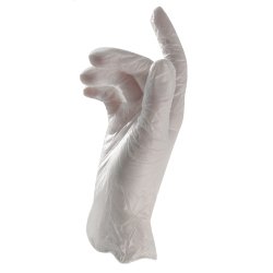 Boîte de 100 Gants en vinyle non poudré dispositif médical longueur 24 cm Taille 7 - Boîte de 100 gants