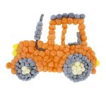 Flocon de mais cleopatre ipopop 15mm + 1 eponge + 1    guide coloris assortis pack   de 2000 flocons