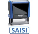 Formule commerciale trodat xprint saisi le empreinte 44x15mm encrage automatique rechargeable bleu