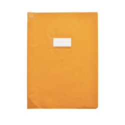Protege-cah Oxford strong line 17x22 sans marque page pvc150 opaque orange