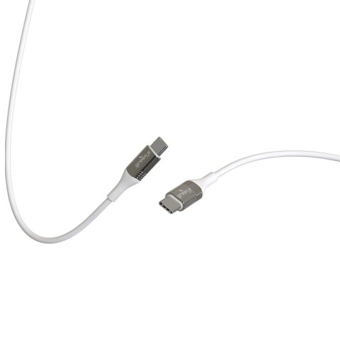 Câble USB-C/USB-C, charge très rapide, 1,2m Blanc 3A, 18W GR7315