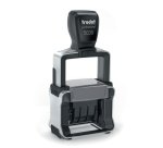 Tampon dateur trodat 5030 métallique léger incassable date 4mm encrage automatique usage répétitif encre noire