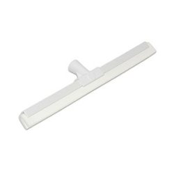 Raclette pour les sols en mousse non interchangeable, monture en PP L55 cm Blanche