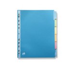 Dividers A4+ glossy 220g colored card Oxford Color Life 6 Neutral Tabs - 1 Set