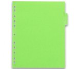 Dividers A4+ glossy 220g colored card Oxford Color Life 6 Neutral Tabs - 1 Set