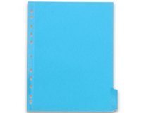 Intercalaire A4+ carte lustrée 220 g colorée Oxford Color Life 6 onglets neutres - 1 jeu