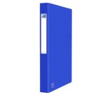Classeur 2 anneaux cartonné Oxford Eurofolio+ A4 - Dos 3,5 cm - Bleu