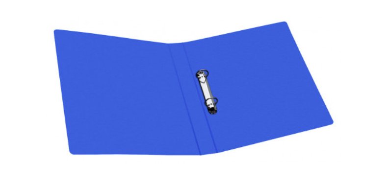 Classeur 2 anneaux cartonné Oxford Eurofolio+ A4 - Dos 3,5 cm - Bleu