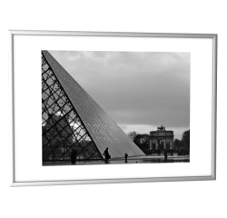 Cadre décoration paperflow a3 coloris aluminium