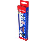 Crayon graphite maped black peps recycle haute qualite    etui de 12 unites